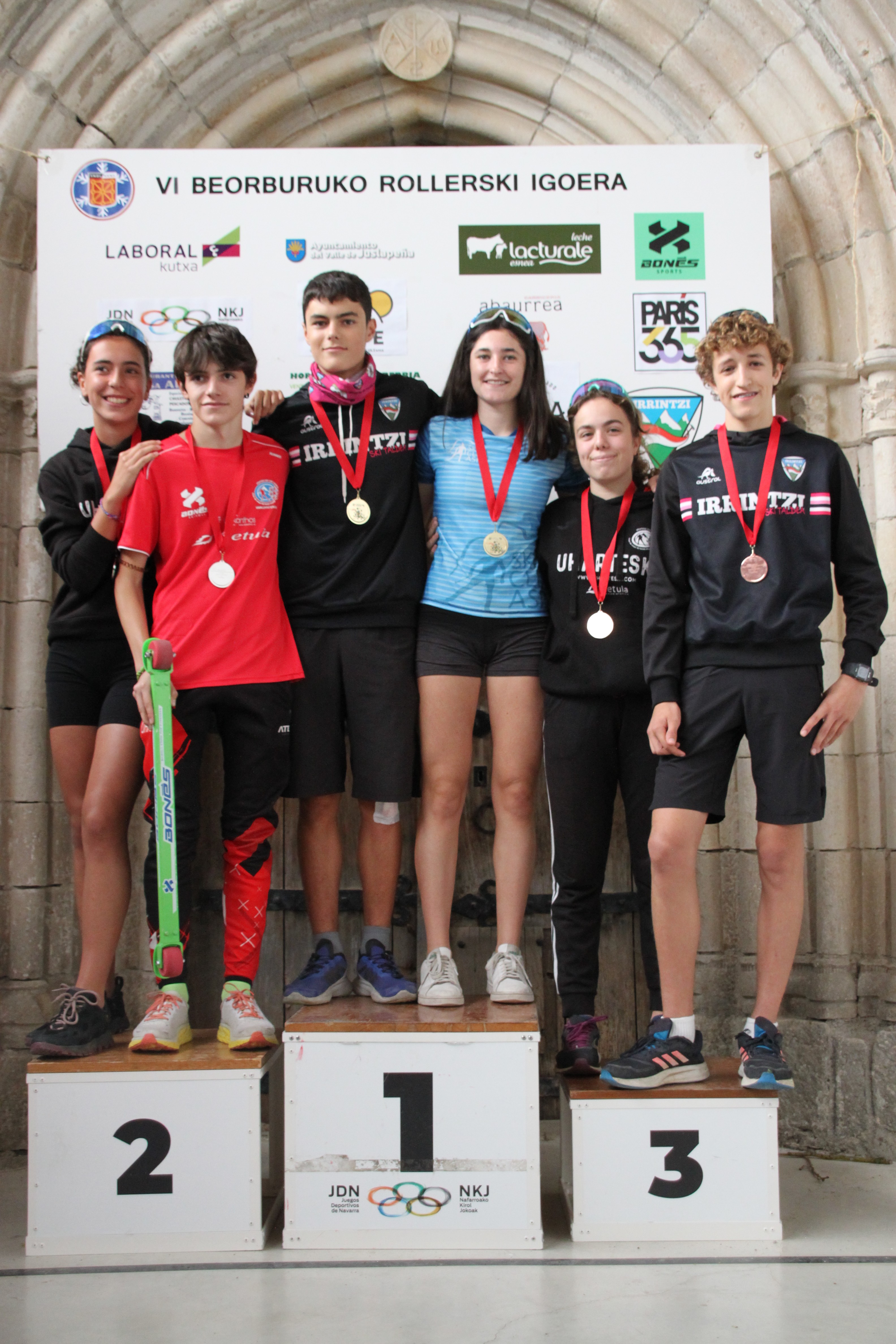 Primera Jornada de los Juegos Deportivos de Rollerski